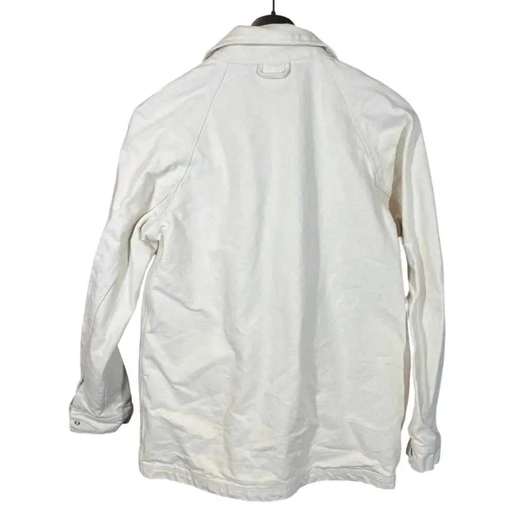 The North Face Men's Outlander Canvas‎ Utility Jacket Cream Pockets Workwear M